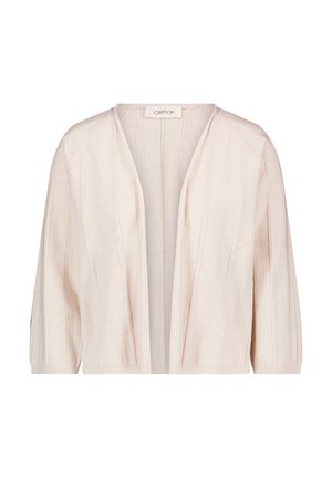 Cartoon, CARTOON MIT RUNDHALSAUSSCHNITT STRICK-CARDIGAN - Strickjacke - beige