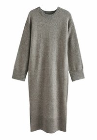 Next RELAXED TALL - REGULAR FIT - Svetríkové šaty - neutral brown mole