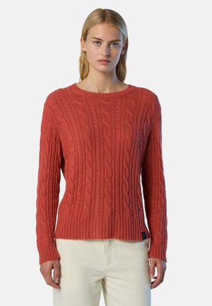 CREW-NECK  - Pullover - coral pink