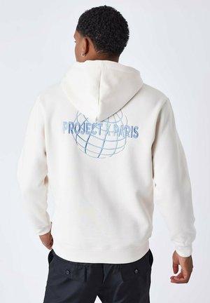 MOTIF MAPPEMONDE - Hoodie - craie