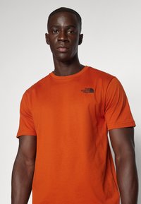 The North Face BOX CELEBRATION TEE - Apdrukāts T-krekls - earthen copper
