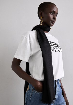 MOSCHINO LOGO SCARF - Sjal / Tørklæder - black
