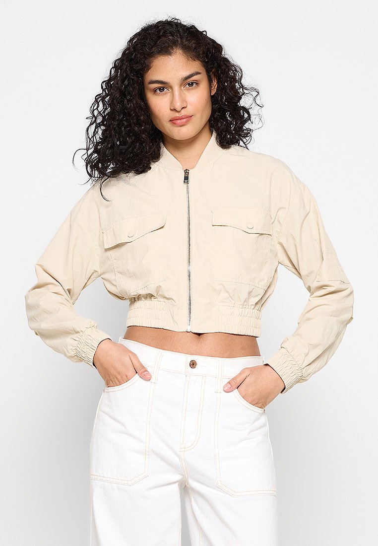 Mango Lichte jas beige