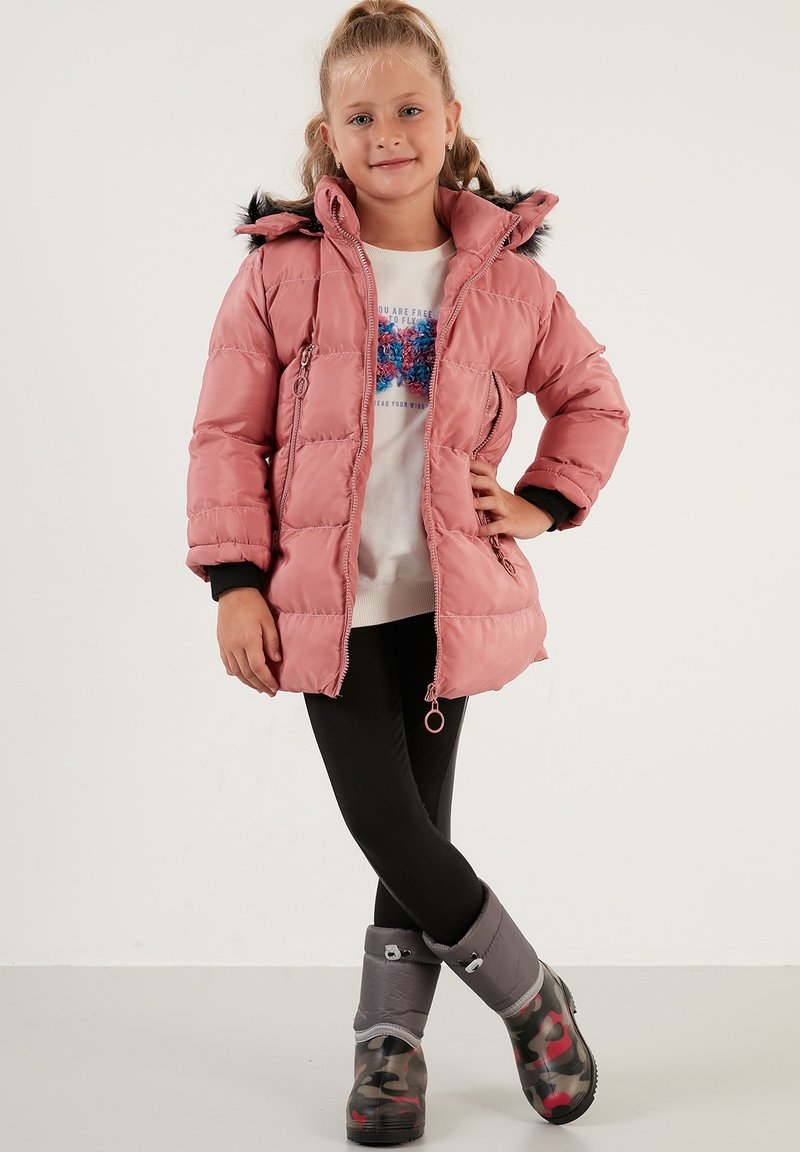 LELA REGULAR FIT - Ziemas mētelis - powder pink