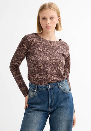 INSIDE Camiseta de manga larga - marron