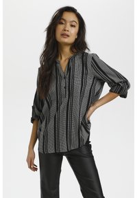 KANORAL - Bluse - black/chalk