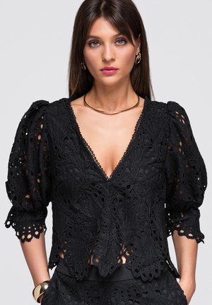 Ombre, BLOUSE OW-TS-E0043 - Blouse - black