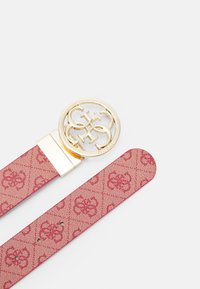 Guess ZADIE LOGO PANT BELT - Cinto - roman red