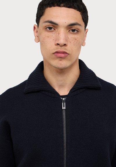 Emporio Armani CARDIGAN - Kardigán - blu navy