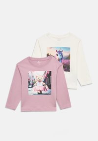 Unselected, cloud dancer/dawn pink