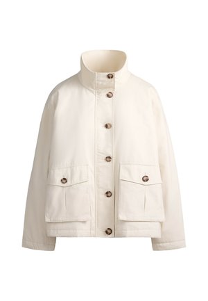 OYSHO, FELLEX® AEROGEL PADDED CANVAS JACKET - Veste mi-saison - ecru