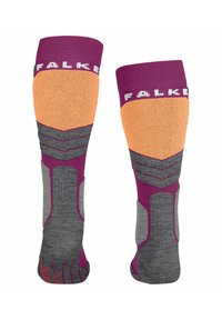 FALKE SK2 SKIING MEDIUM CUSHIONING - Calzettoni - radiant orchid