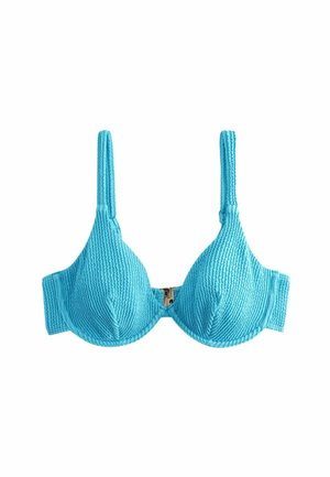 Bikiniyläosa - blue crinkle