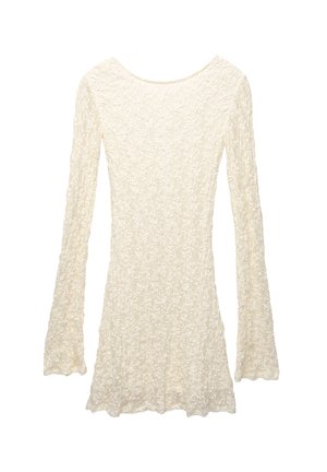 PULL&BEAR SHORT LACE WITH LONG SLEEVES - Dzsörzéruha - beige