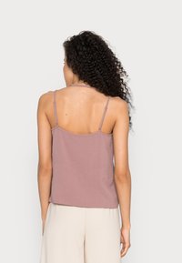 ONLY ONLMETTE STRAP SINGLET - Top - elderberry
