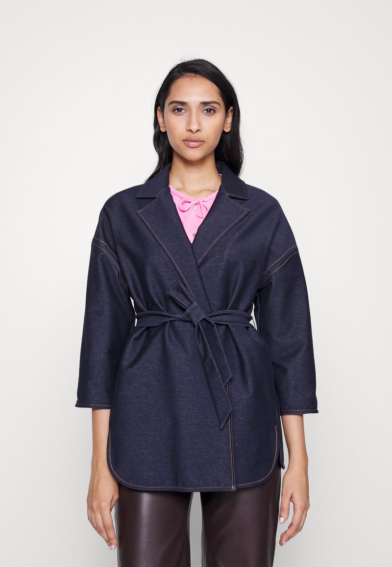 Max Mara Leisure IACOPO Short coat blu/dark blue Zalando.co.uk