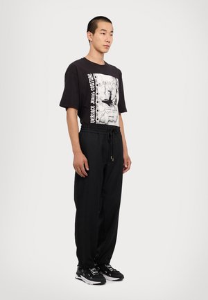 BASIC - Trousers - black
