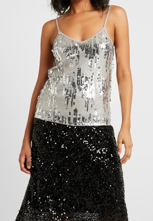 Top - silver-coloured