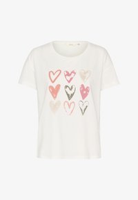 Unselected, peachy painted hearts