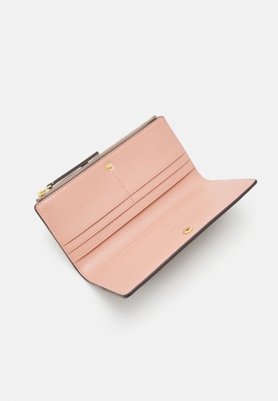 Tory Burch ROBINSON ZIP SLIM WALLET - Wallet - gray heron