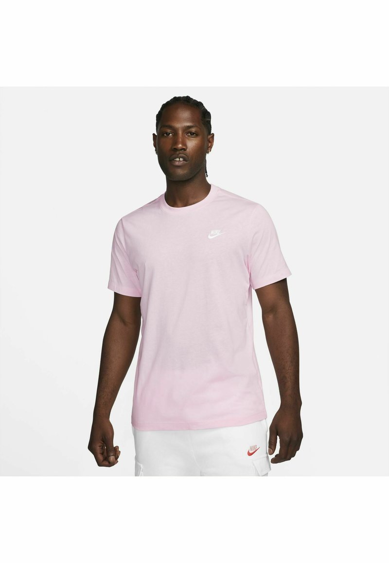 Nike Sportswear - CLUB TEE - Basic T-shirt - pink foam white, Enlarge