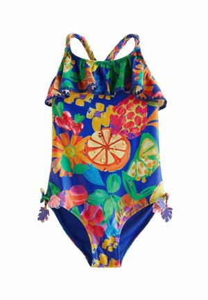 Next RUFFLE REGULAR FIT - Maillot de bain - blue tropical