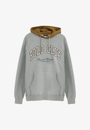 Polo Club, SWEATSHIRT MAN DIONISO LONG SLEEVE RELAXED FIT - Jersey con capucha - gray vigore