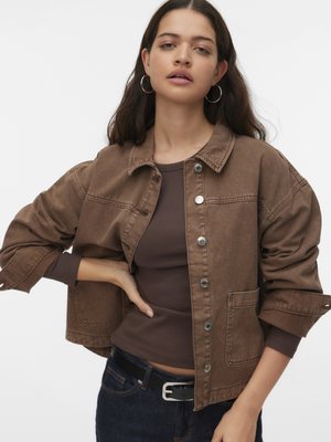 Vero Moda JAMIE MIX GA NOOS - Giacca di jeans - carafe detail:washed