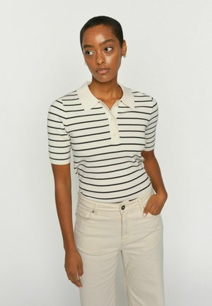 CALIZ STRIPE - Polo shirt - salute navy