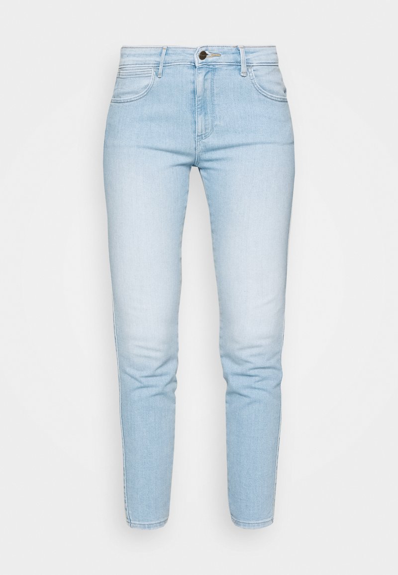 Wrangler Jeans Skinny Fit lichtblauw denim