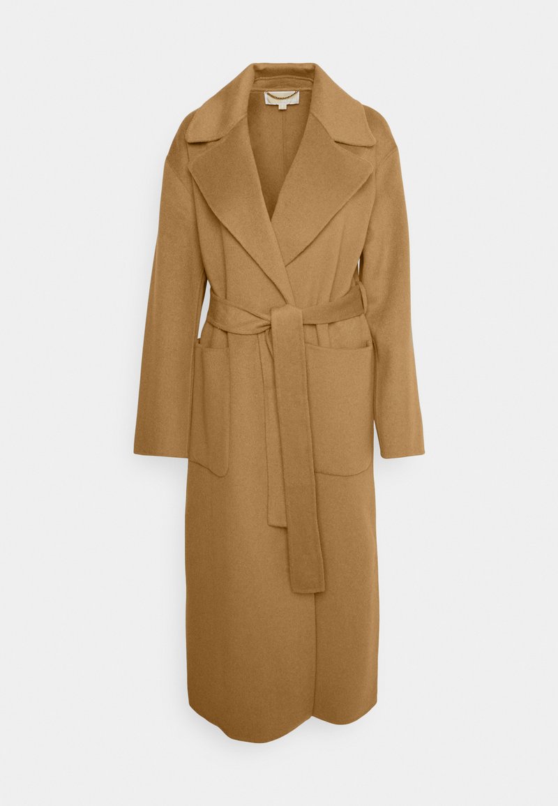 Michael kors long coat with belt Clearance