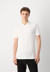 Calvin Klein Jeans BADGE SLIM - Pikeepaita - ivory