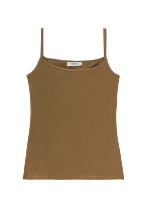 BRETELLES CONÇU - Débardeur - marron