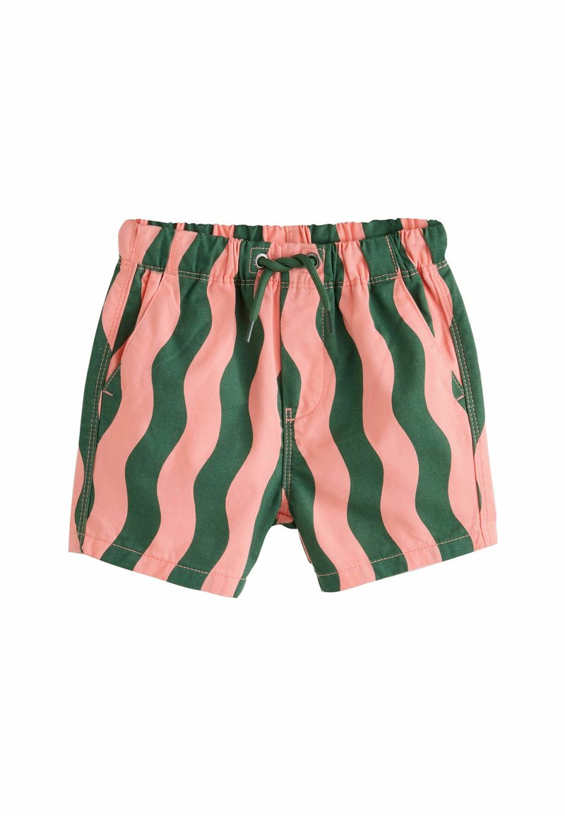 Next PULL ON - REGULAR FIT - Rövidnadrágok - green pink stripe