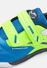 Joma CANCHA JR UNISEX - Botines de fútbol sala - royal/green