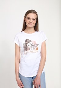 Henry Tiger BEAUTY AND THE BEAST EVERYONE COURAGE - T-shirt z nadrukiem