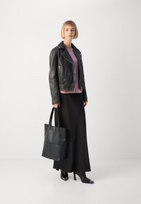 Marc O'Polo LONGSLEEVE ROUND NECK - Pullover - dark mauve