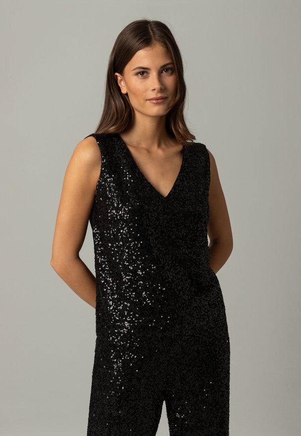 PAILLETTEN  - Bluse - schwarz