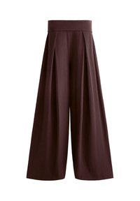 WITH FOLDOVER - Hlače - brown