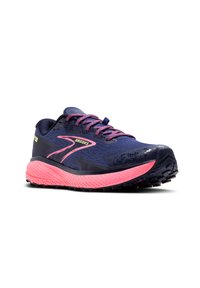 Brooks DIVIDE 5 - Zapatillas de trail running - grey blue pink lime