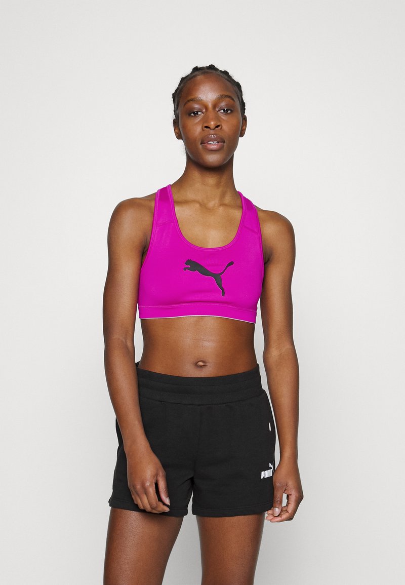 Puma MID IMPACT KEEPS BRA Medium support sports bra deep orchid