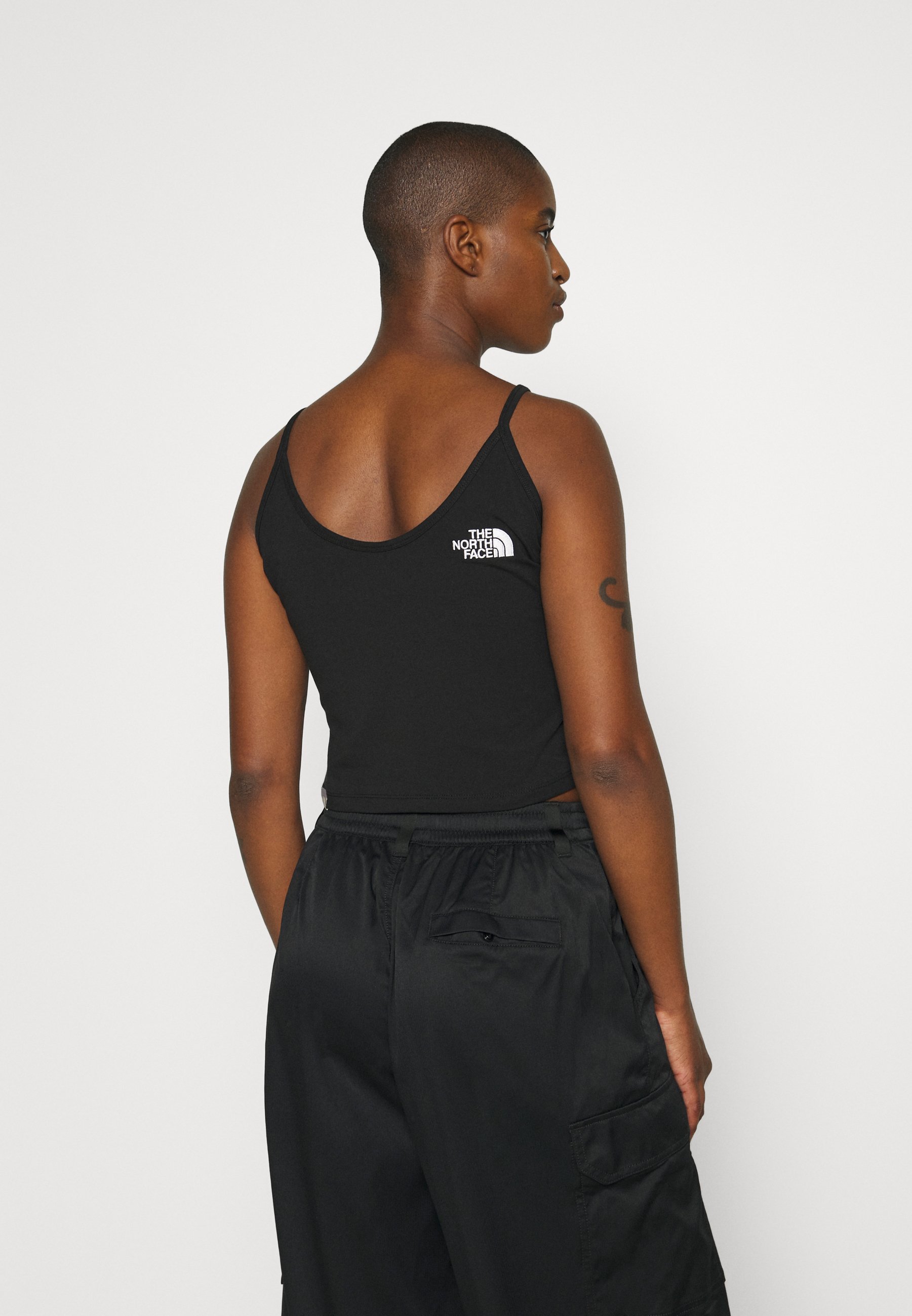 The North Face W CROP TANK - Top - black/negro - Zalando.es