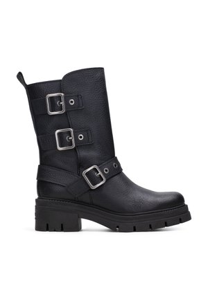 ASHLEY - Botas camperas - black