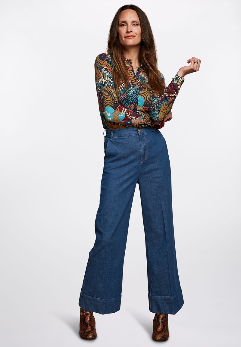 King Louie NIGHTINGALE Overhemdblouse blue/blauw Zalando.be