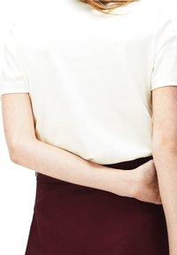 Lacoste T-shirt med print - off-white