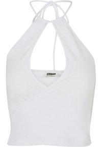 SHORT WRAPED NECKHOLDER - Top - white