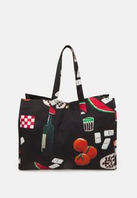 Carhartt WIP - GRAPHIC BEACH BAG UNISEX - Tote bag - isis maria dinner print, black Thumbnail Image 1