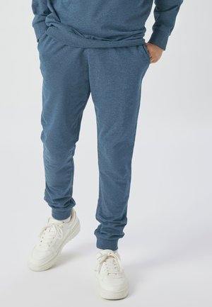 TWO SOON GLATTE - Tracksuit bottoms - captains blue