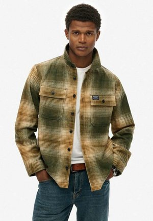 Giacca leggera - western ombre olive green