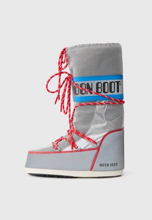 ICON SPACE RACING UNISEX - Stivali da neve  - silver-coloured/blue/red